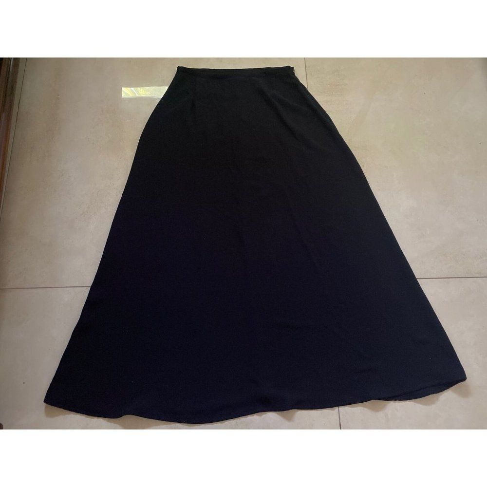 Dress Barn Women’s Long Maxi Skirt Size 8 Black